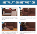 H.VERSAILTEX 4 Piece Stretch Sofa Covers - Image 6