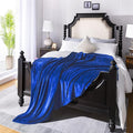 JIAHANNHA Fleece Blanket King Size Royal Blue 108 by 90 Inches Blankets by JIAHANNHA