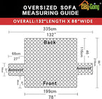 Easy-Going Reversible Oversized Couch Cover - Image 5