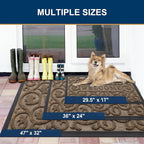 Smiry Welcome Door Mat Outside Entrance, Heavy Duty Trap Dirt and Moisture Easy - Image 2