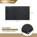 Yimobra Front Door Mat Outdoor Indoor Entrance, 100% Waterproof All-Season All - Image 2