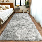 Pionblank Fluffy Runner Rugs for Bedroom 2x6, Modern Shaggy Area Rug for by PIONBLANK