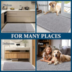 OLANLY Dog Door Mat for Muddy Paws 50x30, Absorbs Moisture and Dirt, Absorbent - Image 8