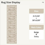 Runner Rug 2'6" x 10' Washable Non-Slip Runner Rugs - Image 5