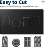 NIGHTON Portable Blackout Curtains 100"×57", Strong Hook and Loop Tape Strips - Image 5