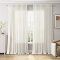 Nanspring Extra Wide 100x96 Inch Linen Curtains by Nanspring
