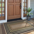 Lahome Enfys Modern Geometric Easy Jute Entryway Rug, 3x5 Washable Farmhouse - Image 3