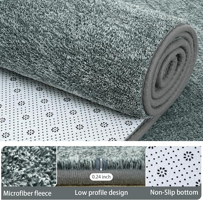 AROGAN Washable 2x8 Runner Rug for Hallway, Long Runner Rugs wtih Soft Memory - Image 3