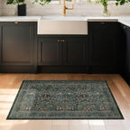 Dark Green Washable Entry Rug - Image 5