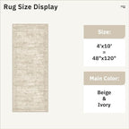 4x10 Wide Hallway Runner Rug: Washable Soft Rug Runners - Image 5
