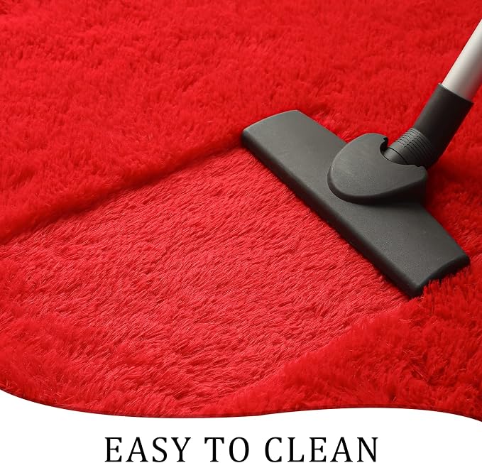 Chicrug Soft Runner Rugs for Bedroom Living Room Plush Fluffy Rug 2x6 Feet - Image 4