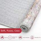 KOZYFLY Modern Abstract Washable Rug Runner 2.6x16 Hallway Rug Runner Non-Slip - Image 5