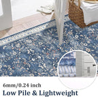 Yamaziot Washable Runner Rug 2x8 – Non Slip Boho Floral Hallway Runner Rug - Image 4