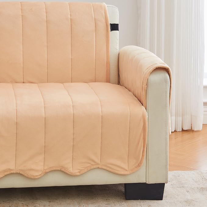 Great Bay Home Velvet Chair Cover - Image 4