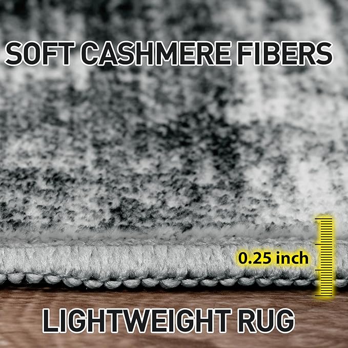 10x14 Area Rugs Washable Rug: Modern Abstract Living Room Rug Soft Anti-Skid - Image 7