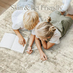 10x14 Area Rugs for Living Room, Non Slip Machine Washable Vintage Carpets - Image 4