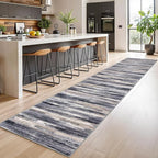 Lansny Modern Abstract Runner Rug 2.6x14 - Image 2