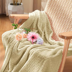 inhand Camel Throw Blanket for Couch, Super Soft Flannel Blanket Throw Size All - Image 2