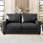 Leather Look Couch Cushion Covers Sofa Seat Slipcovers Sets Couches Furniture - Image 8