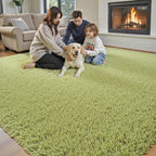 9x12 Area Rugs for Living Room Bedroom, Large Area Rug Shag Shaggy Carpet Soft - Image 3