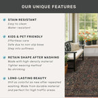 Dark Brown Washable 2x6 Runner Rugs - Image 6