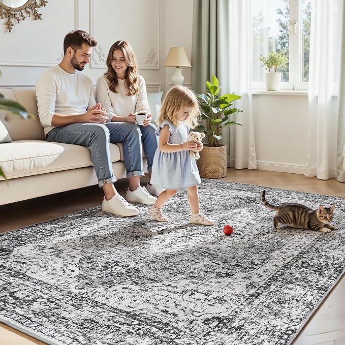 Lofus 8x10 Area Rugs for Living Room, Washable Area Rug, Rugs for Bedroom - Image 8