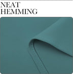 NICETOWN Kitchen Curtains, Short Blackout Curtains & Drapes, Sea Teal, Thermal - Image 6