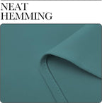 NICETOWN Sea Teal Blackout Curtains 78 inches Length - Image 6