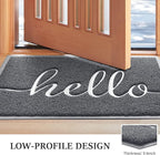 BeneathYourFeet Door Mat, Welcome Mat Low Profile Front Doormat Indoor Outdoor - Image 4