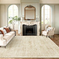 6x9 Area Rug for Living Room Floral Washable Non-Slip Modern Rugs for Bedroom by Soalmost
