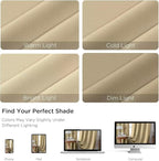 Joydeco Blackout Curtains for Bedroom 72 inch Long 2 Panels, Thermal Insulated - Image 5
