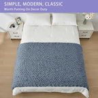 Bigacogo Chunky Knit Throw Blanket - Image 3