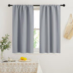 RYB HOME Blackout French Door Window Curtain Covering, Rod Pocket Thermal by RYBHOME