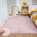 ORINOVA Pink Washable Fluffy Rug 5x7 Area Rugs by ORINOVA