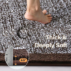 60x24 Long Bathroom Rugs Washable Non Slip, Soft Absorbent Quick Dry Mats - Image 4
