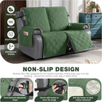 TAOCOCO 100% Waterproof Loveseat Recliner Covers 2 Seater, Split Loveseat Covers - Image 5