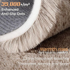 5x8 Area Rug for Living Room: Fluffy Shag Soft Washable Rugs Fuzzy Plush Indoor - Image 4