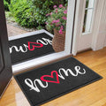 EARTHALL Door Mat 2-Pack Outside Inside Home Doormat 30"x17.5" Durable Floor by EARTHALL