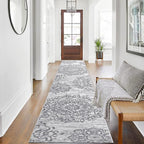 HEBE Hallway Runner Rug 2'x10' Washable Vintage Distressed Area Rugs Non Slip - Image 6