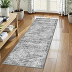 Washable Area Rug 2'6'' x 8' Vintage Traditional Persian Mat by Unknown