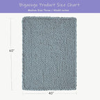 Bigacogo Chunky Knit Throw Blanket - Image 2