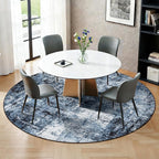 Rugflix Round Area Rugs 6Ft for Living Room, 6x6 Washable Rug Stain-Resistant - Image 3