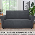 ZNSAYOTX Super Stretch Couch Cover Love Seat Sofa Covers - Image 5