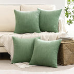 MIULEE Boho Farmhouse Throw Pillow Covers 18x18 Inch Set of 4 Mordern Nordic - Image 2