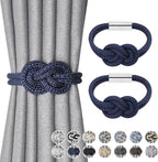 NICEEC 2 Pack Mini Magnetic Curtain Tiebacks Nordic Simple Style Drape Tie by NICEEC
