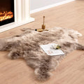 Carvapet Soft Fur Rugs Fake Reindeer Hide Area Rug Fluffy Faux Fur Carpet by Carvapet