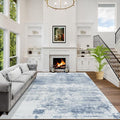 6x9 Area Rugs Washable Rug: Large Modern Abstract Living Room Rug Soft by GENTDRIZZ