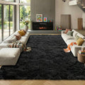 ONASAR Black 8x10 Area Rugs for Living Room, Large Fluffy Shag Bedroom Rug by ONASAR