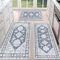 HEBE Boho Kitchen Rug Sets 3 Piece by HEBE