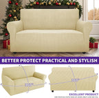 ZNSAYOTX Super Stretch Couch Cover Love Seat Sofa Covers - Image 2